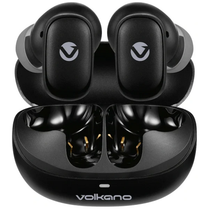Volkano Sugar Cube Active Noise Cancelling True Wireless Earphones Black - Everyday Elektronics South Africa