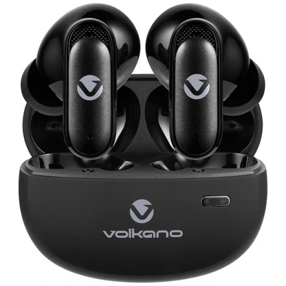Volkano Nomad Active Noise Cancelling True Wireless Earphones Black - Everyday Elektronics South Africa