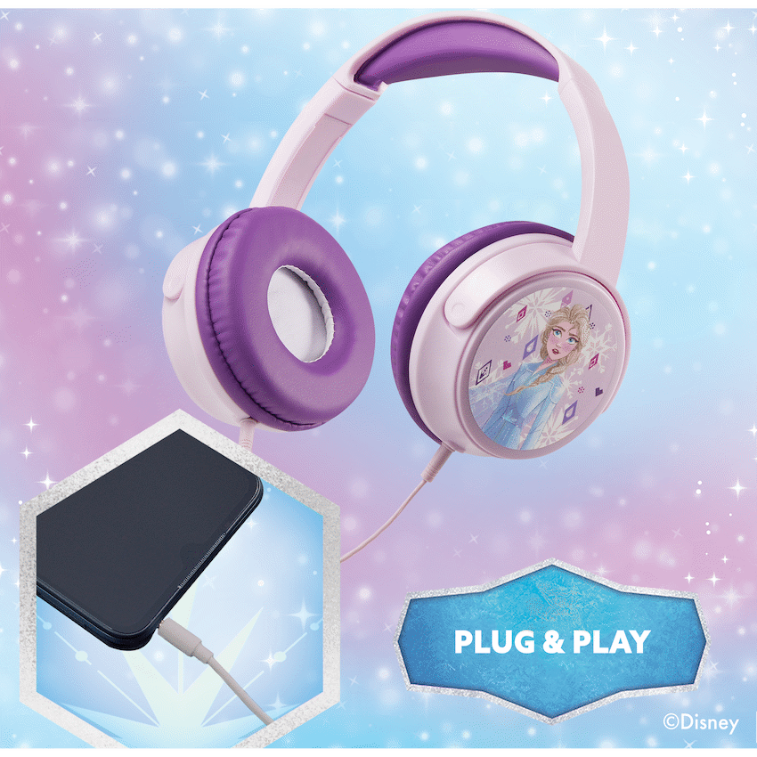 Disney Frozen Auxiliary Headphones with Stickers