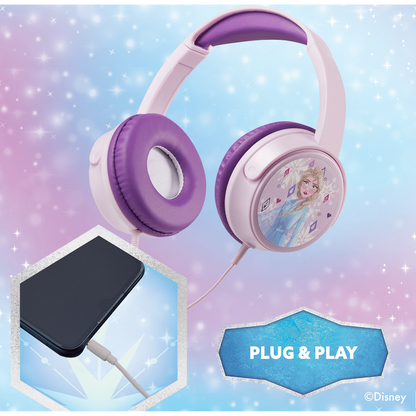 Disney Frozen Auxiliary Headphones with Stickers