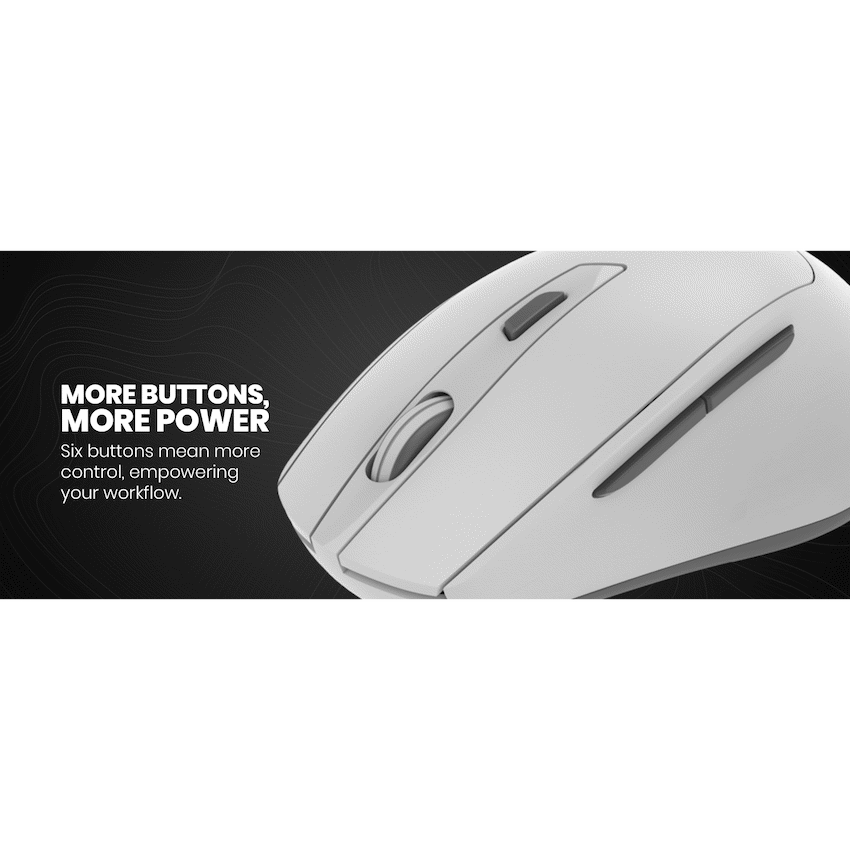 Volkano Chrome Series Wireless Mouse - Gray