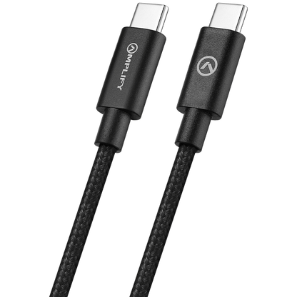 Amplify Linked Series USB-C to Type-C 60W Braided Cable 1.2m - Black