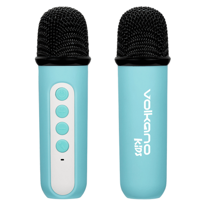Volkano Kids SingMate Series Bluetooth Speaker with 2 Wireless Microphones - Mint