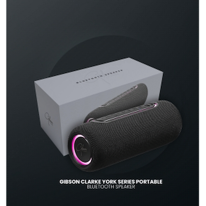 Gibson Clarke York Series True Wireless Bluetooth Speaker (Black)