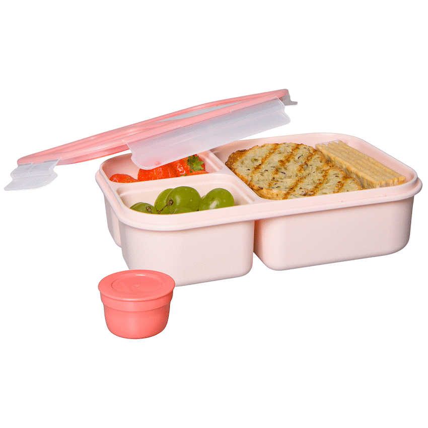 LocknLock To-Go lunch box 980ml pink ( Order in Qty of 6)