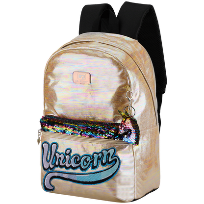 Quest Unicorn Glamour Backpack Gold