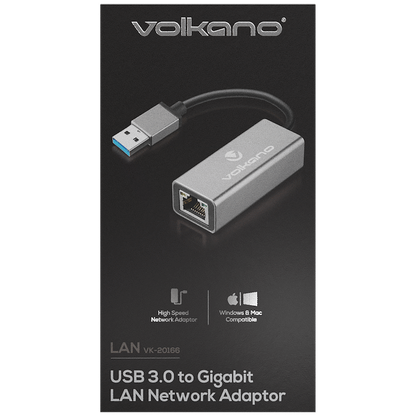 Volkano Lan Series USB 3.0 to Gigabit LAN Network Adaptor