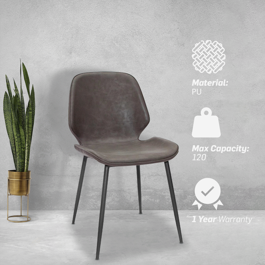 Everfurn Helix Dining Chair - Single