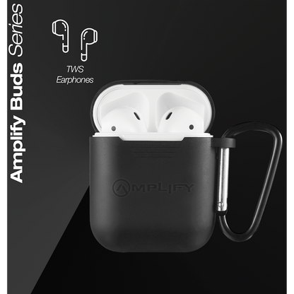 Amplify Buds Series True Wireless Earphones with Silicone Accessories - Black