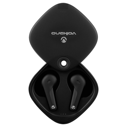Volkano Ore Series True Wireless Earphones with Charging Case - Black