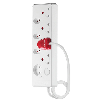 SWITCHED 8-way High Surge Multiplug 0.5m