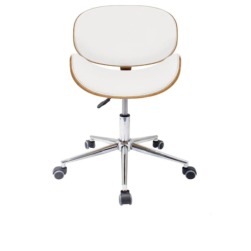 Amos Mid Back Office Chair - White