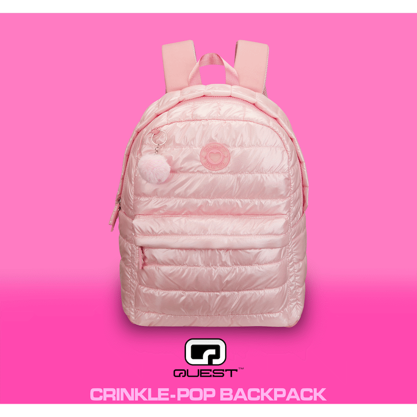 Quest Crinkle-Pop Backpack Pink