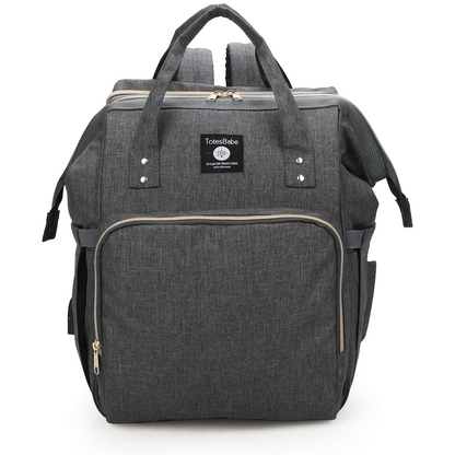 Totes Babe Alma Convertible Diaper Backpack - Dark Grey