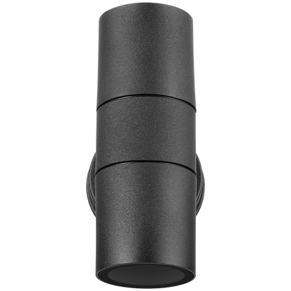 Ellies Ash Series AC dual beam wall light - Nylon Carbon Fiber - GU10 Base- BK