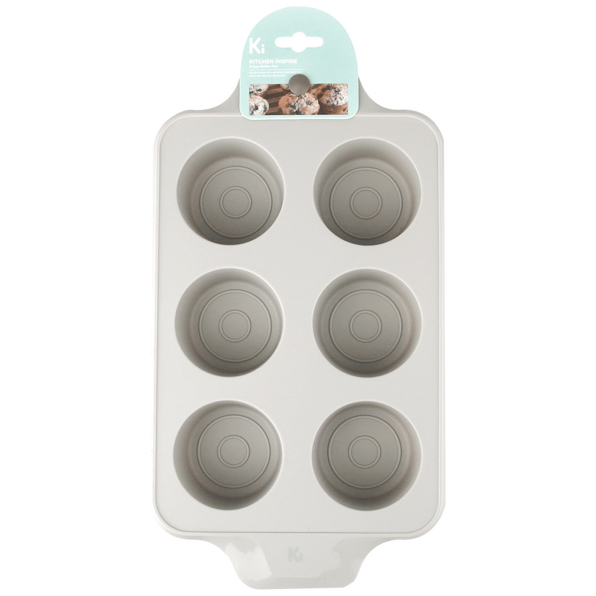 Kitchen Inspire 6 Cup Muffin Pan ( Order in Qty of 6)