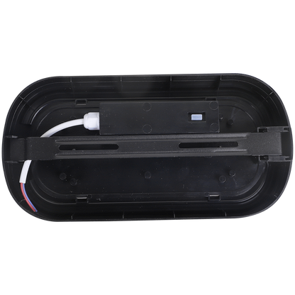 Ellies Ellipse Series AC 24W Capsule LED Bulkhead - PC - BK