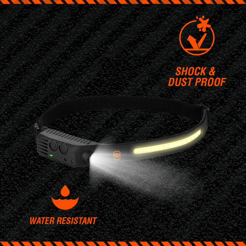 Rugged by Volkano 500lm COB Headlamp with Wave Sensor