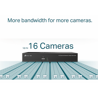 TP-Link Vigi NVR1016H 16-Channel Network Video Recorder