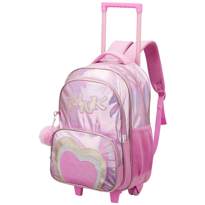 Quest Mirror-Glitz Trolley Backpack - Pink