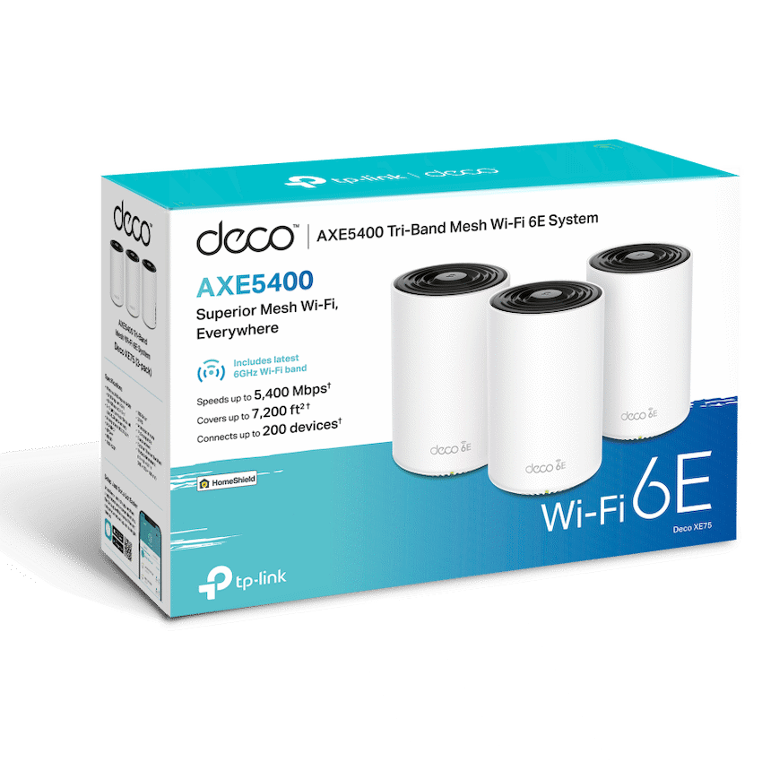 AXE5400 Whole Home Mesh Wi-Fi 6E System(Tri-Band)