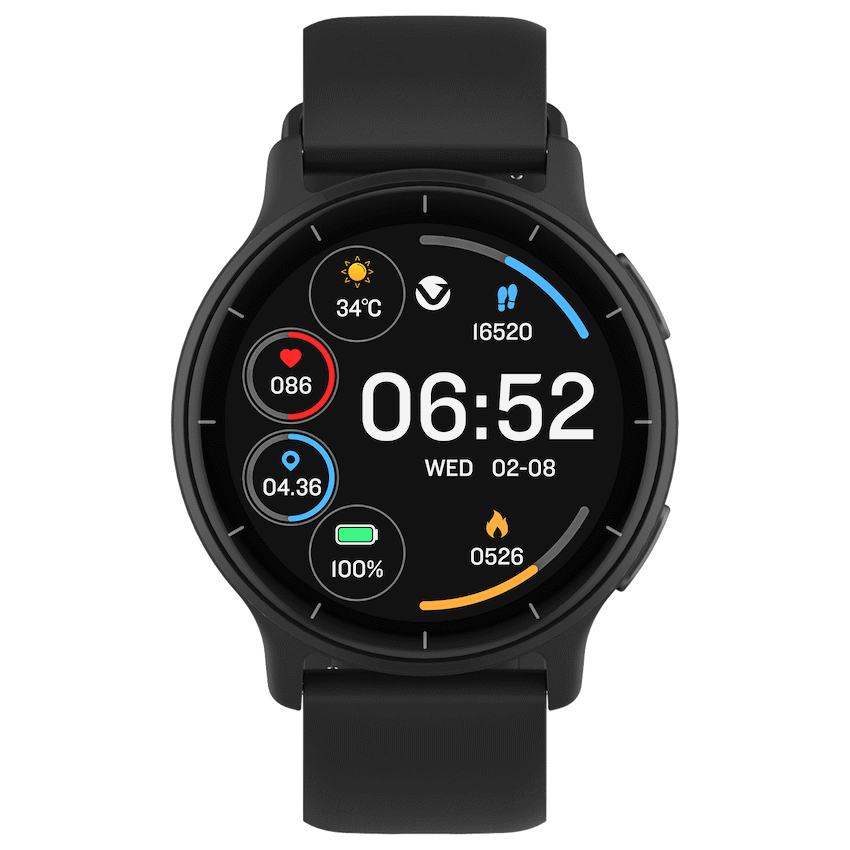 Volkano Stellar Series GPS Smartwatch - Black