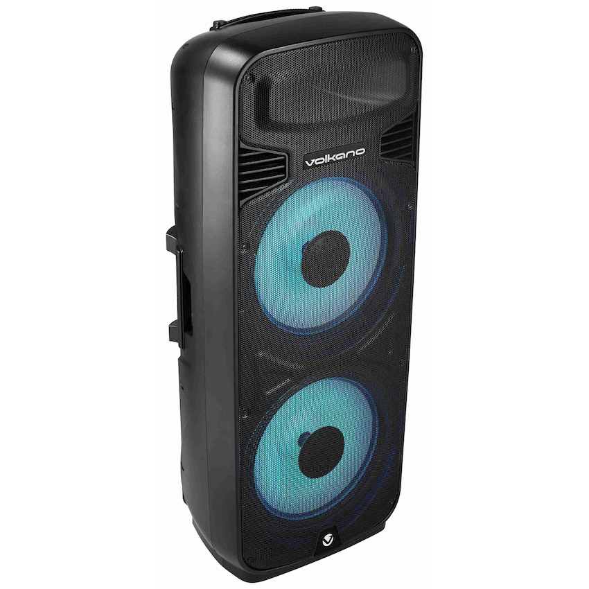 Volkano Olympian Series Dual 15" Party Speaker - Black