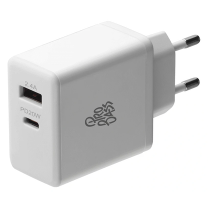 Pro Bass RapidCharge Series 32w Dual USB and Type-C Wall Charger