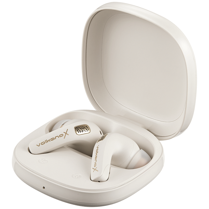 VolkanoX Bliss Series ANC TWS Earphones - Nude