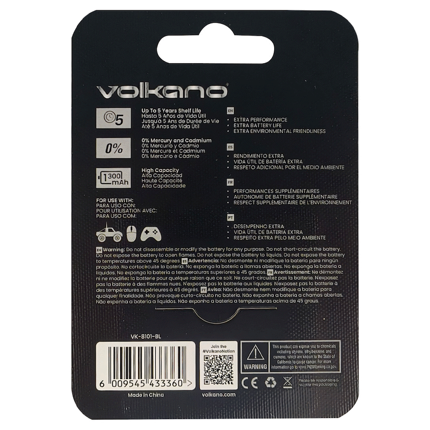 Volkano Extra series Alkaline Batteries AAA pack of 4