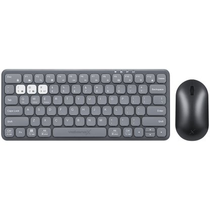 VolkanoX Blaze Bluetooth Wireless Keyboard and Mouse Combo - Graphite