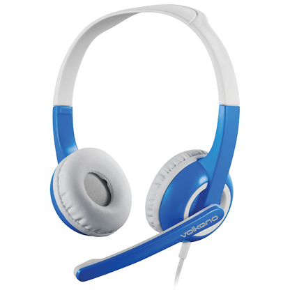 Volkano Kids Chat Junior series headset with mic - Blue