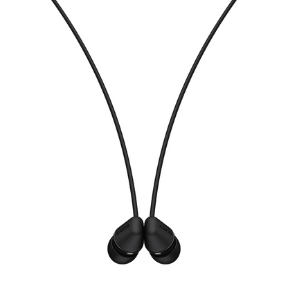 Sony WI-C200 (Black) Wireless Earphones with magnetic housing and matte finish