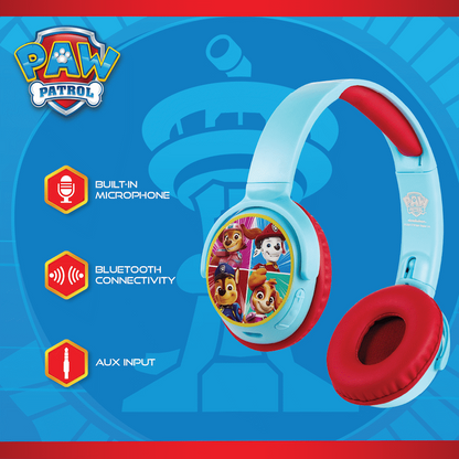 PAW Patrol Bluetooth Wireless Stereo Headphones