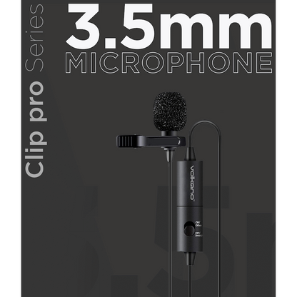 Volkano Clip Pro Series 3.5mm Microphone
