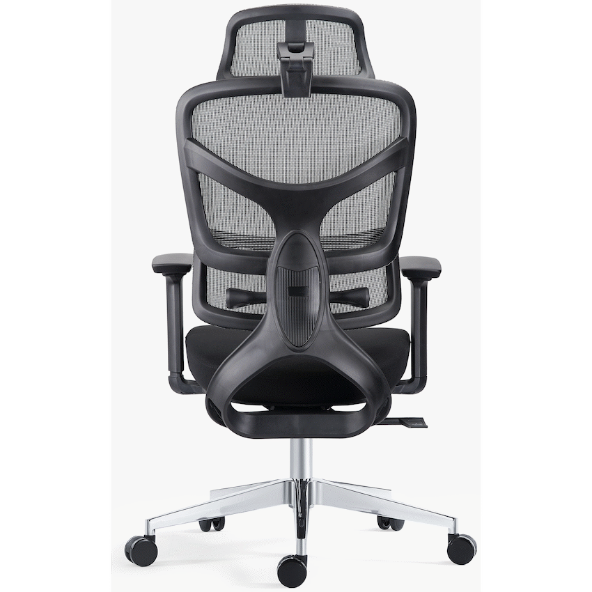 Everfurn Raven High back chair - Black