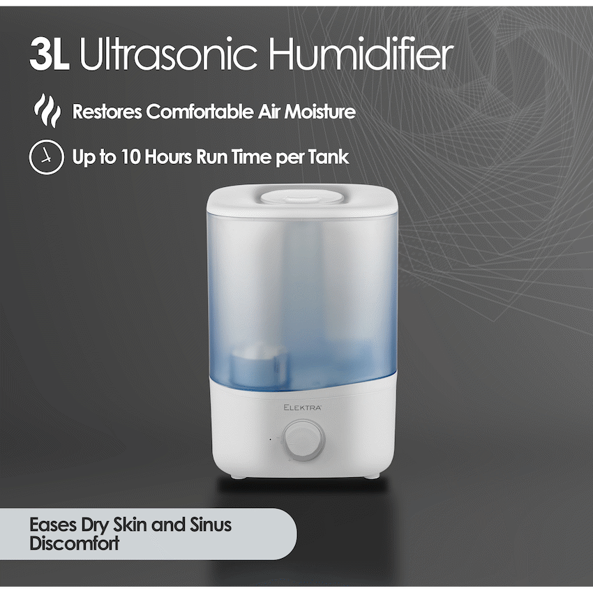 Elektra 3L Ultrasonic Humidifier