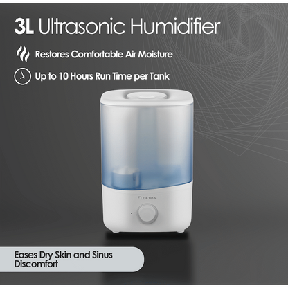 Elektra 3L Ultrasonic Humidifier
