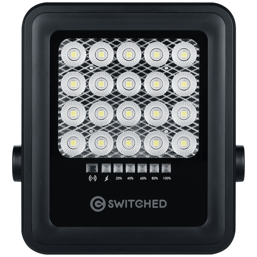 Switched Urban Pro Series - 50w Solar Floodlight with Remote