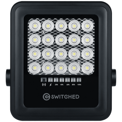 Switched Urban Pro Series - 50w Solar Floodlight with Remote