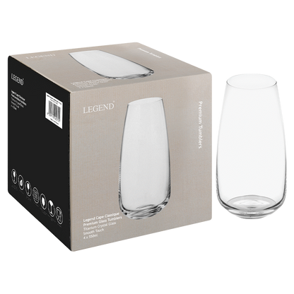 Legend Classique Tumbler 550ml - 4pc set ( Order in Qty of 4)