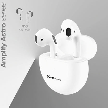 Amplify Astro Series True Wireless Earphones - White