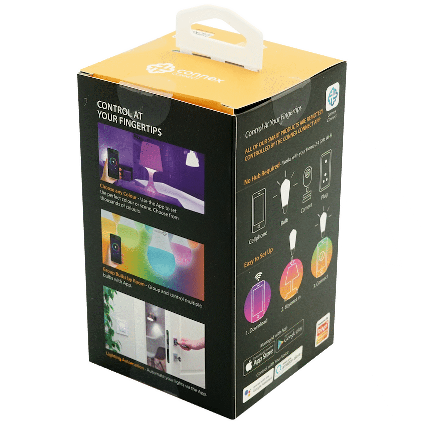 Smart WiFi Bulb 5W LED Amber Filament Vintage Screw