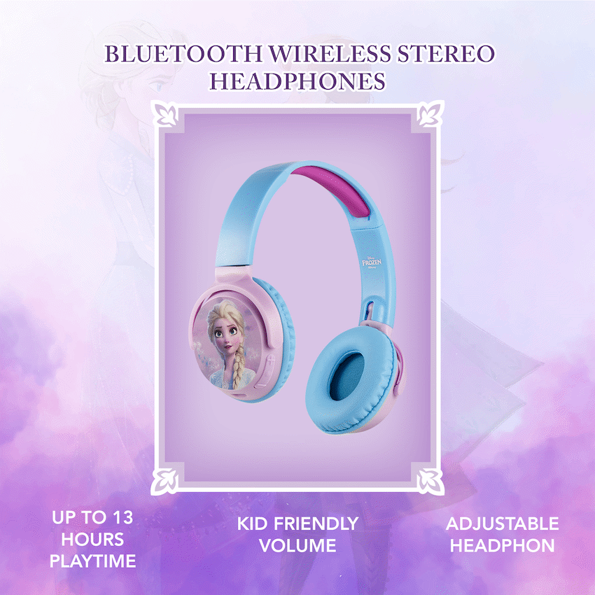 Disney Frozen Bluetooth Wireless Stereo Headphones