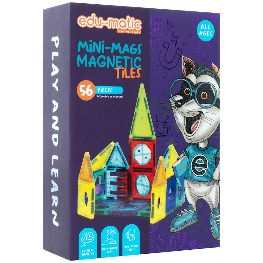56 Magnetic Tiles, Windows and Stickers
