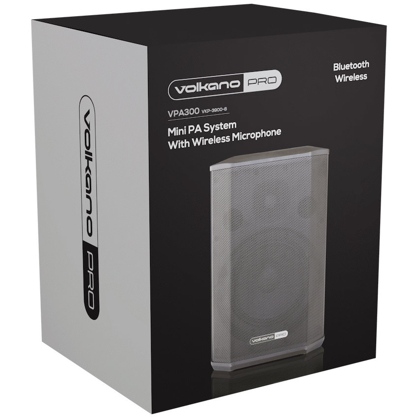 Volkano Pro VPA300 Mini PA System with Wireless Microphone
