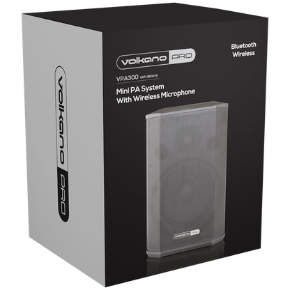Volkano Pro VPA300 Mini PA System with Wireless Microphone