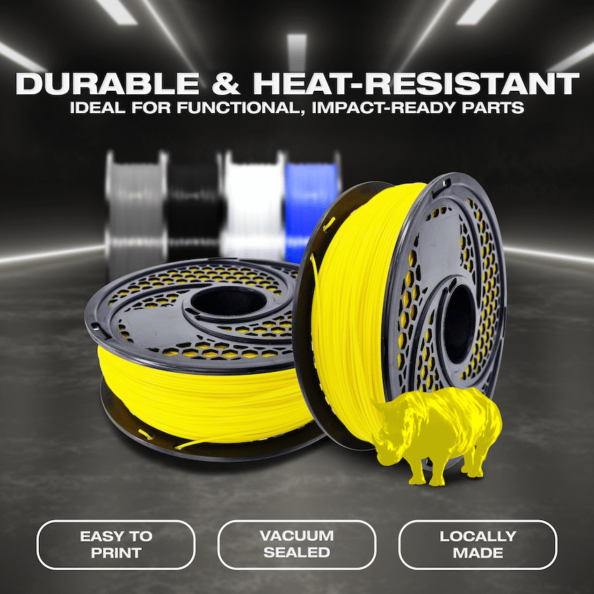 SA Filament ABS Premium Filament 1kg - Yellow