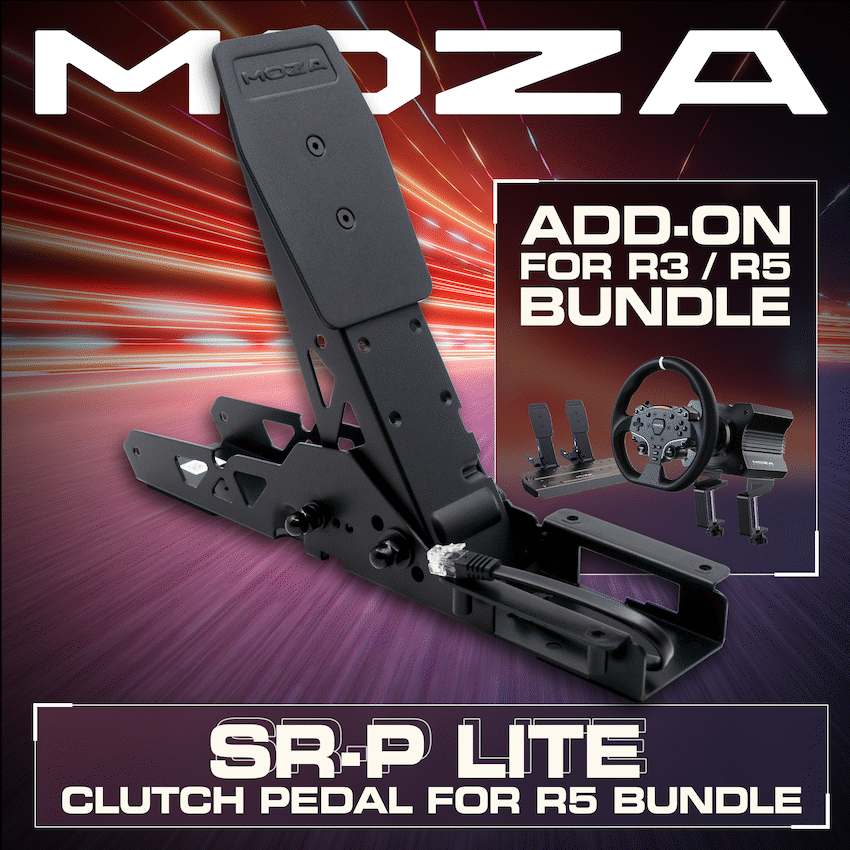 MOZA SR-P Lite Clutch Pedal for R5 Bundle