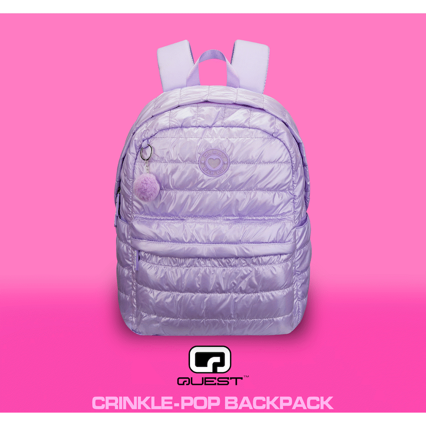 Quest Crinkle-Pop Backpack Lilac